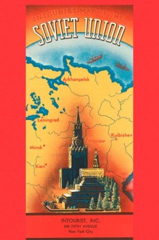 2232. Советский плакат: Intourist Map of The Soviet Union