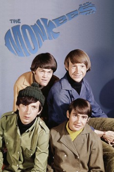 312. Постер: Музыкальная поп-группа the Monkees: ( David Jones, Mike Nesmith, Peter Tork, Micky Dolenz) в 1966
